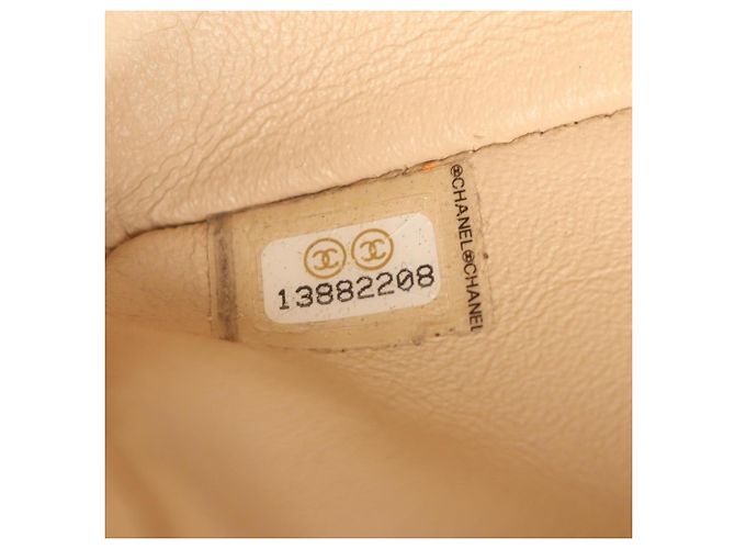 Borsa a Spalla Chanel Matelassé Est-Ovest Beige - vista 5
