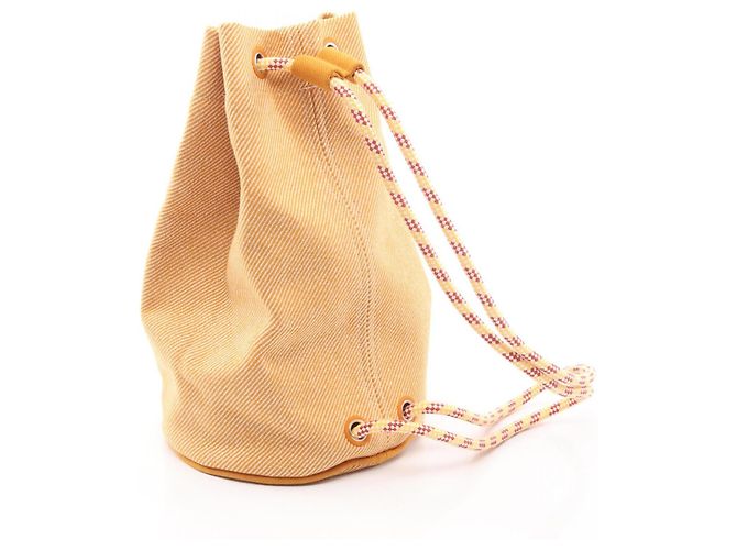 Duffle Borsa da viaggio Epope di Hermès Multicolore Arancione - vista 2