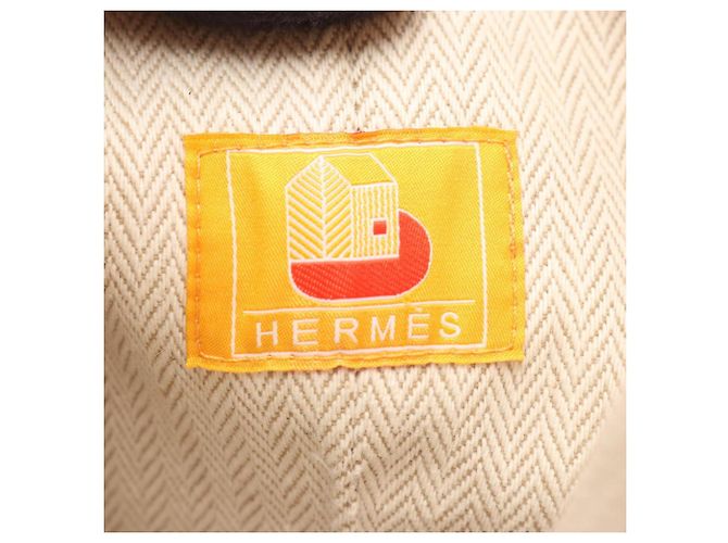 Duffle Borsa da viaggio Epope di Hermès Multicolore Arancione - vista 4