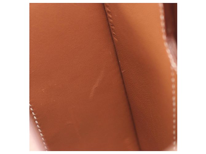 Mini borsa a spalla Della Cavalleria di Hermès Marrone D'oro - vista 10