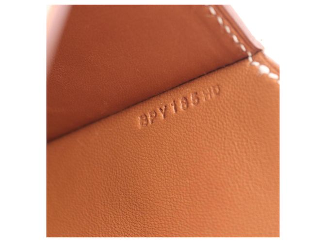 Mini borsa a spalla Della Cavalleria di Hermès Marrone D'oro - vista 5