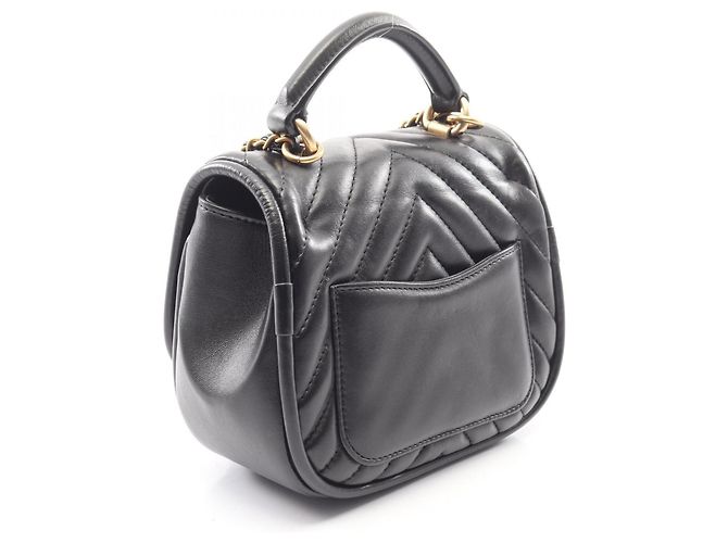 Timeless Borsa Chanel Chevron V-Stitch Nero - vista 2