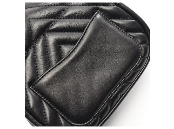 Timeless Borsa Chanel Chevron V-Stitch Nero - vista 7