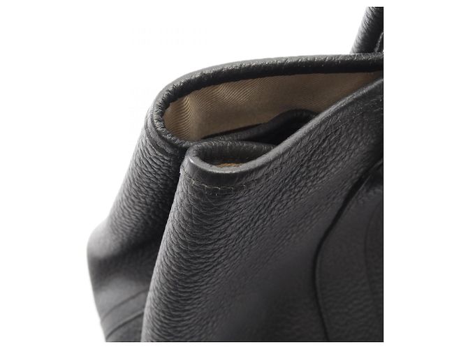Borsa Tote Hermès Garden Party PM Steeple Quadrière Nero - vista 10
