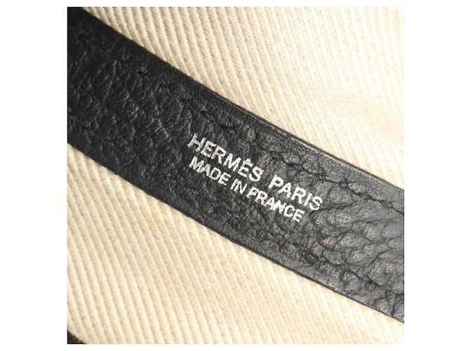 Borsa Tote Hermès Garden Party PM Steeple Quadrière Nero - vista 4