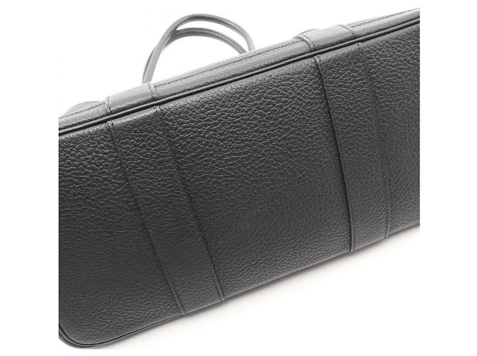 Borsa Tote Hermès Garden Party PM Steeple Quadrière Nero - vista 7