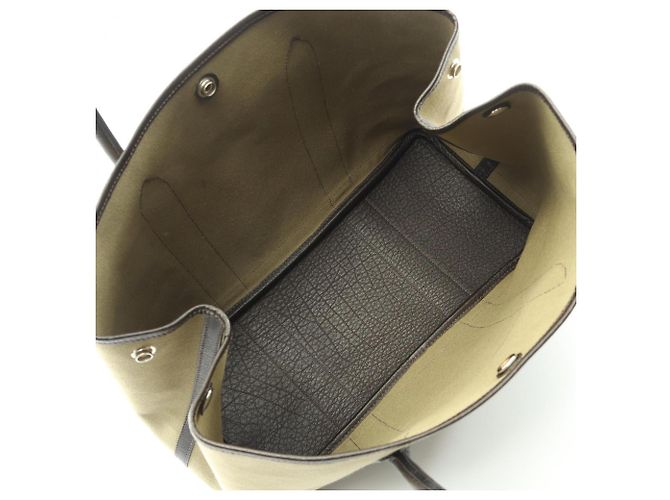 Borsa Tote Garden Party PM di Hermès Marrone Cachi - vista 3