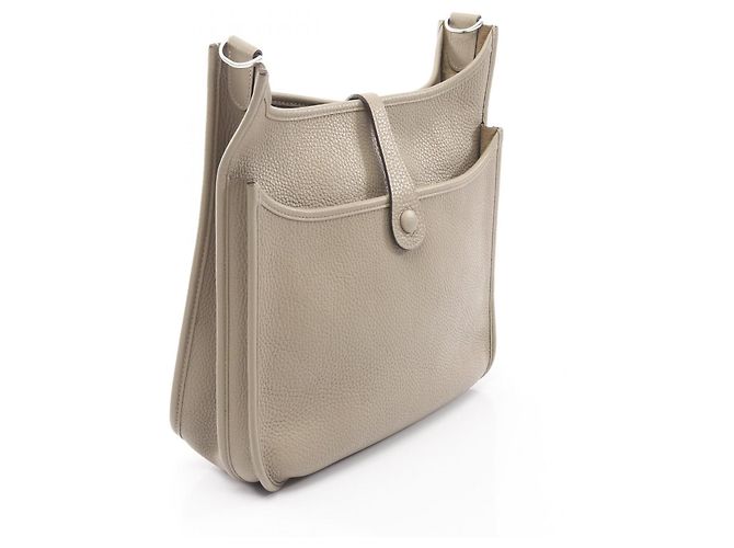 Borsa a Spalla Hermès Evelyne 3 Trois PM Verde - vista 2