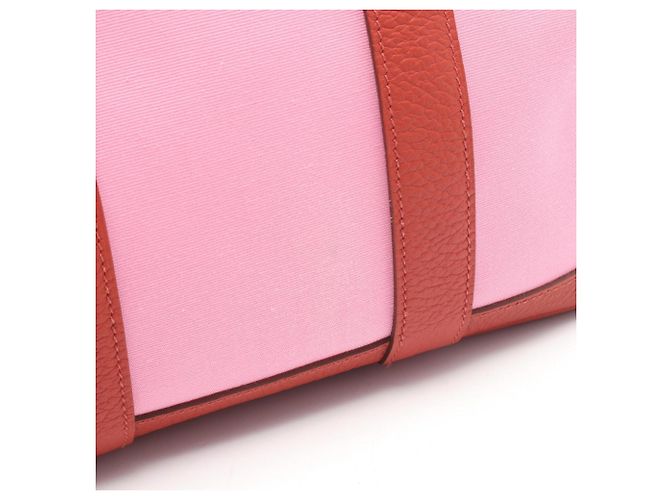 Borsa Tote TPM Garden Party di Hermès Rosa Rosso - vista 6