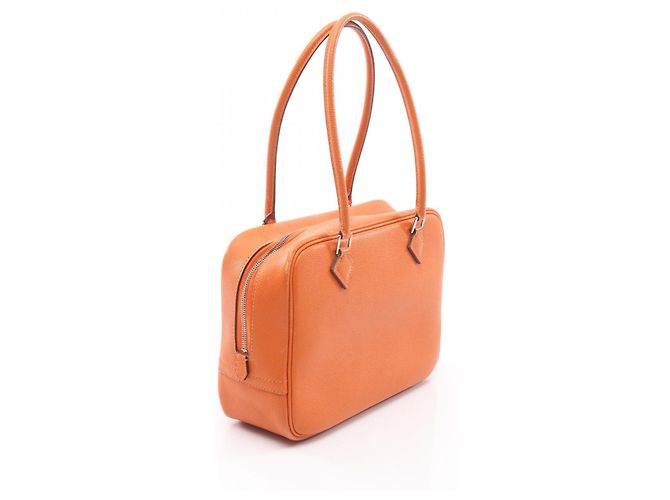 Hermès Mini Plume 20 Handtasche Orange - Ansicht 2