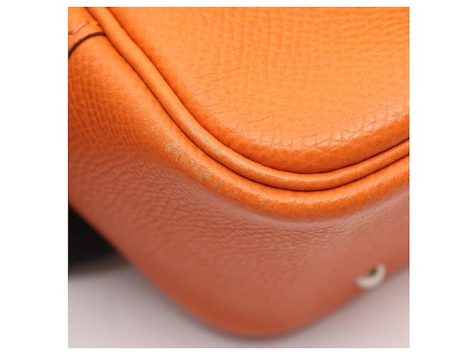 Hermès Mini Plume 20 Handtasche Orange - Ansicht 6