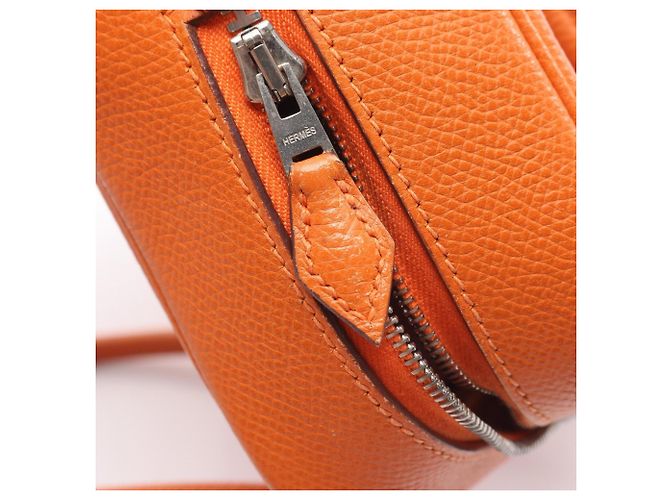 Hermès Mini Plume 20 Handtasche Orange - Ansicht 8