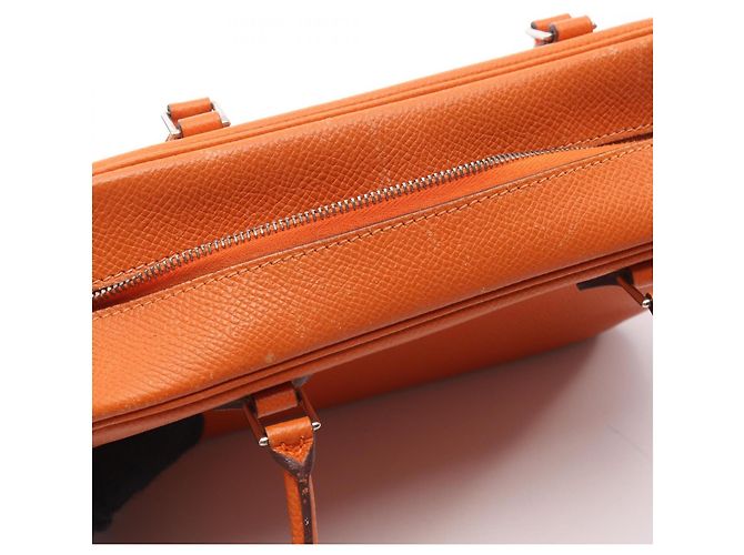 Hermès Mini Plume 20 Handtasche Orange - Ansicht 9