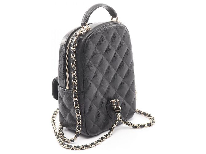 Zaino/borsa Chanel Matelassé in nero - vista 2