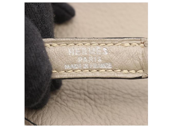 Borsa a Spalla Hermès Trim 31 Beige - vista 4