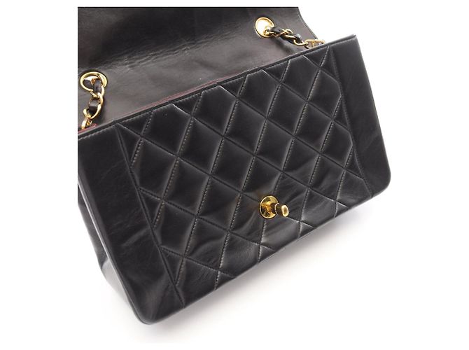 Borsa a Spalla Chanel Matelassé Diana Flap Nero - vista 13