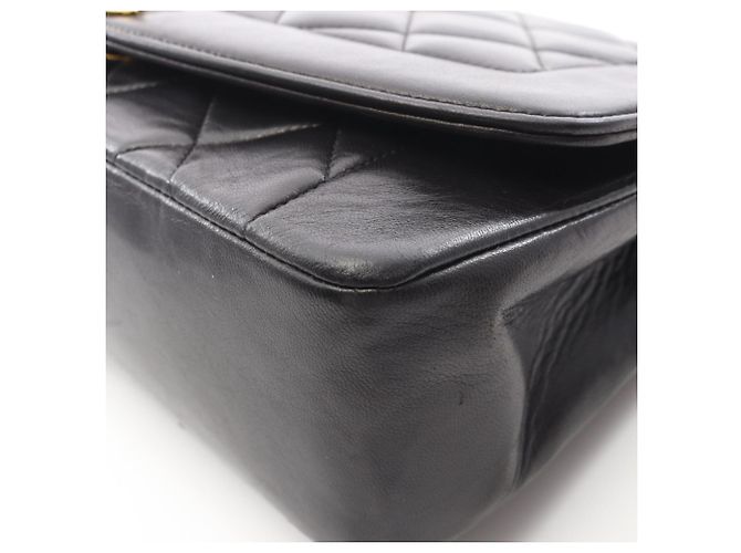 Borsa a Spalla Chanel Matelassé Diana Flap Nero - vista 6