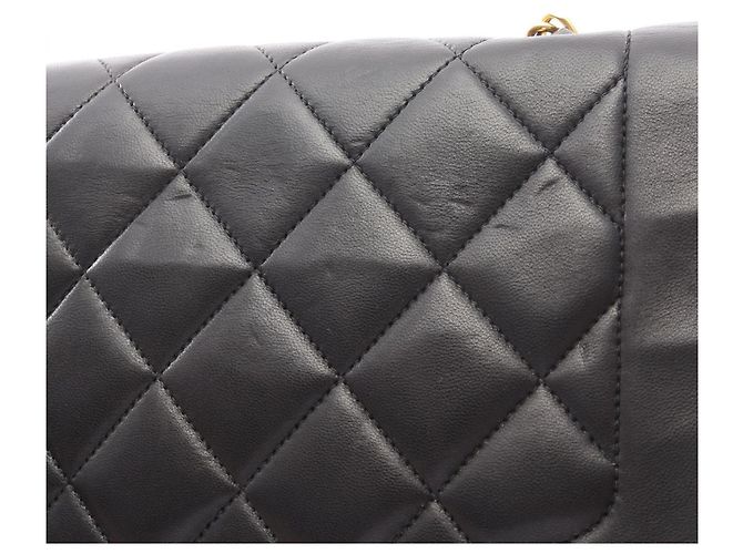 Borsa a Spalla Chanel Matelassé Diana Flap Nero - vista 8