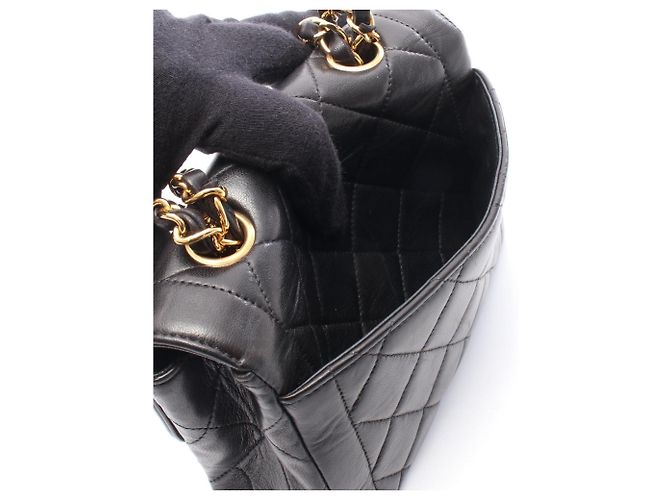 Mini borsa Matelassé di Chanel Nero - vista 6