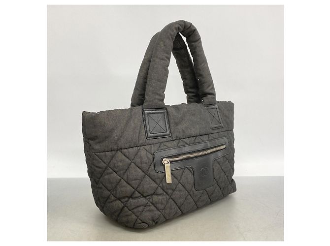 Chanel Coco Cocoon Denim Tote Bag Schwarz - Ansicht 2