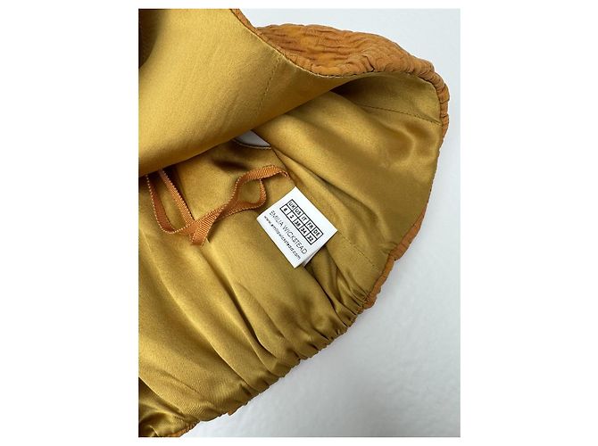 Autre Marque Top Emilia Wickstead Mostaza Seda Algodón - vista 7