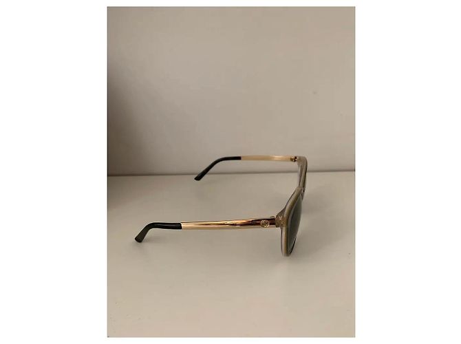 Occhiali da sole Gucci GG 3674 Neri e Oro Nero - vista 2