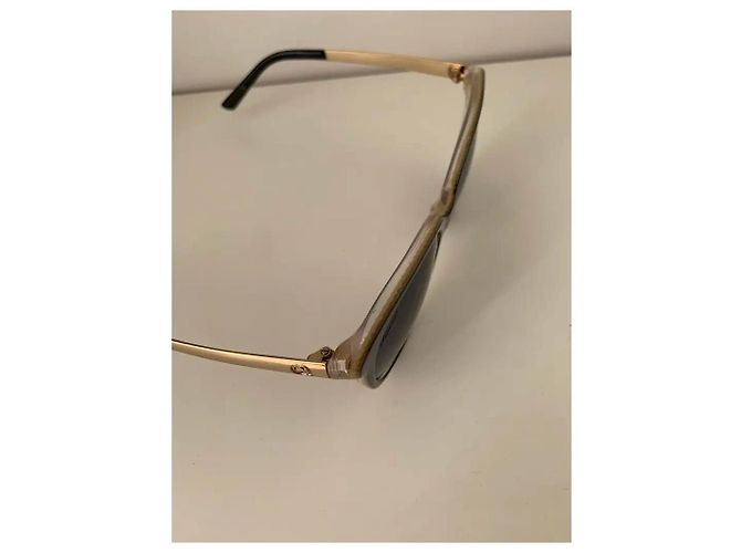 Occhiali da sole Gucci GG 3674 Neri e Oro Nero - vista 3