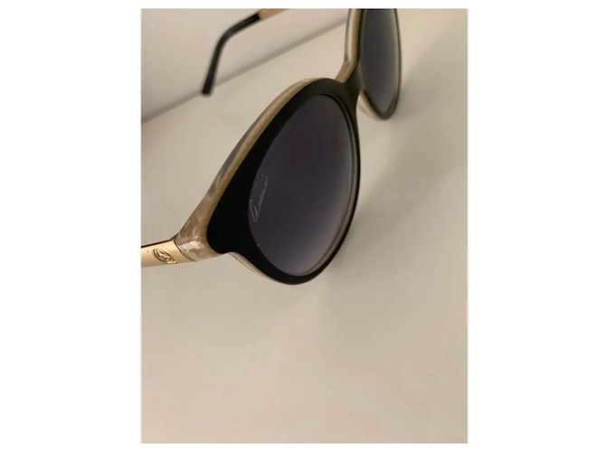 Occhiali da sole Gucci GG 3674 Neri e Oro Nero - vista 4