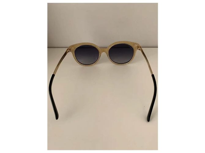 Occhiali da sole Gucci GG 3674 Neri e Oro Nero - vista 5