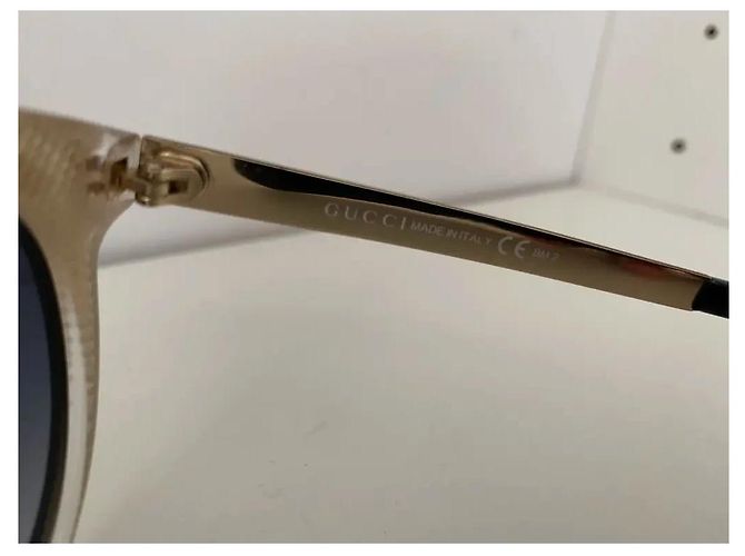 Occhiali da sole Gucci GG 3674 Neri e Oro Nero - vista 6
