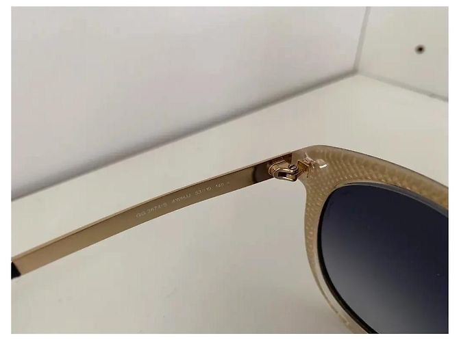 Occhiali da sole Gucci GG 3674 Neri e Oro Nero - vista 7