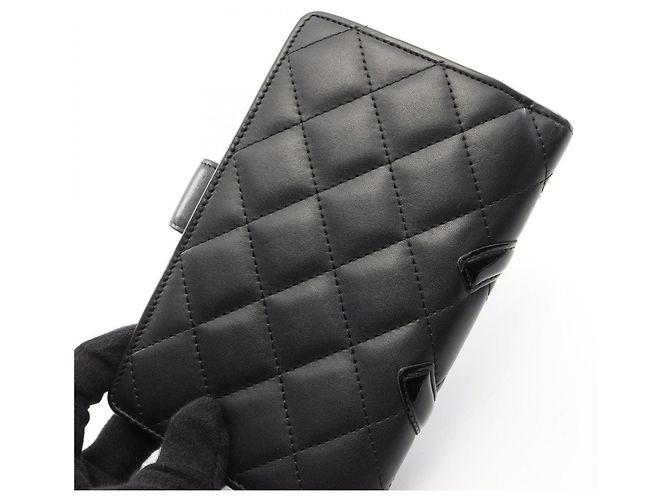 Billetera bi-fold Chanel Cambon Line Negro - vista 10