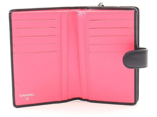 Billetera bi-fold Chanel Cambon Line Negro - vista 3