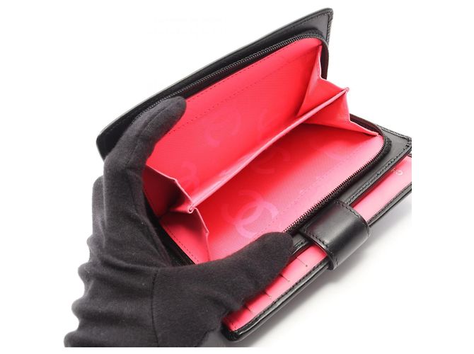 Billetera bi-fold Chanel Cambon Line Negro - vista 4