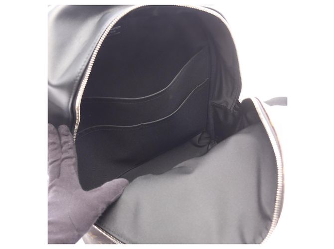 Zaino/borsa Louis Vuitton Josh NV Marrone Nero Monogramma - vista 3
