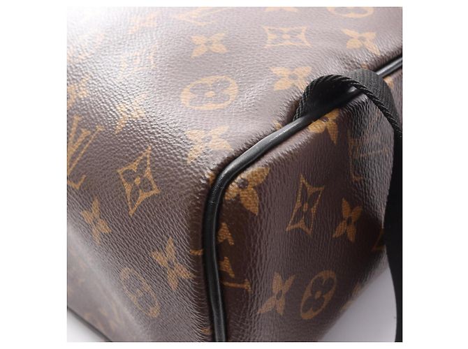 Zaino/borsa Louis Vuitton Josh NV Marrone Nero Monogramma - vista 7