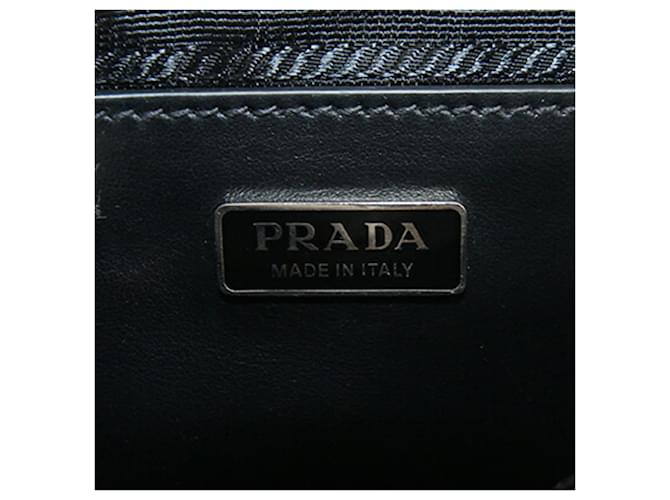 Borsa a Spalla Saffiano Prada Grigio - vista 4