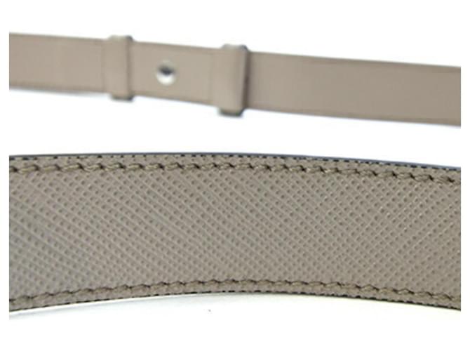 Borsa a Spalla Saffiano Prada Grigio - vista 7