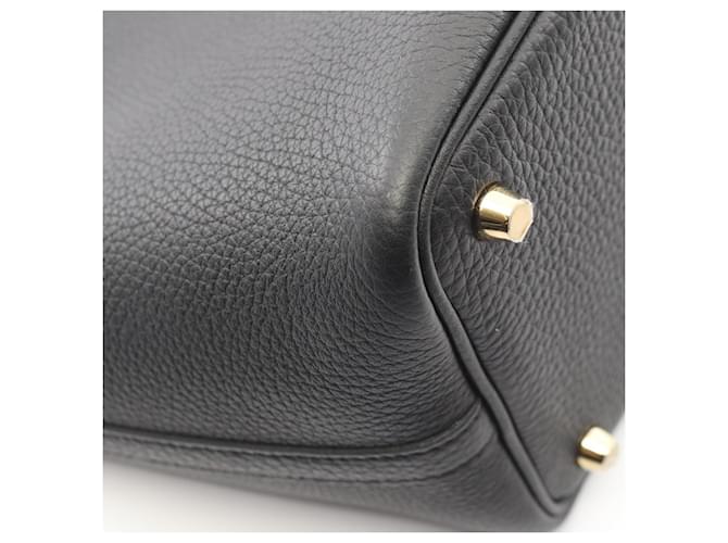Borsa Picotin Lock PM di Hermès Nero - vista 6