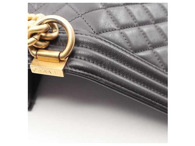 Borsa a spalla Boy di Chanel Marrone - vista 9