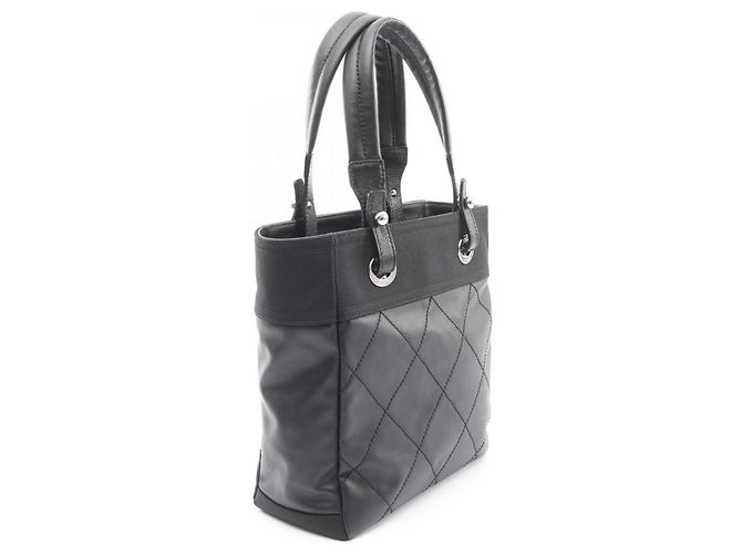 Borsa Tote Chanel Paris Biarritz PM Nero - vista 2