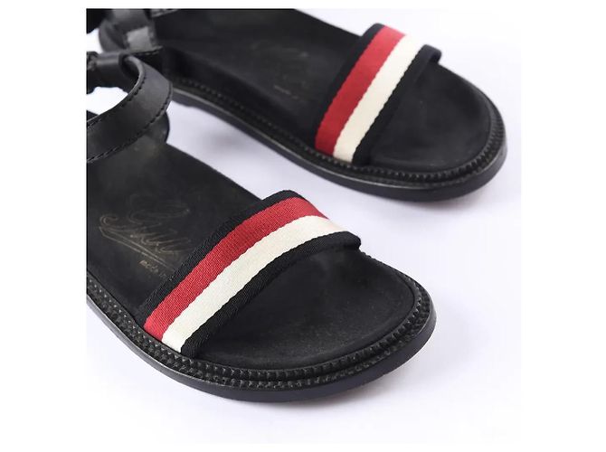 Sandali Gucci Web in tela nera Nero - vista 2