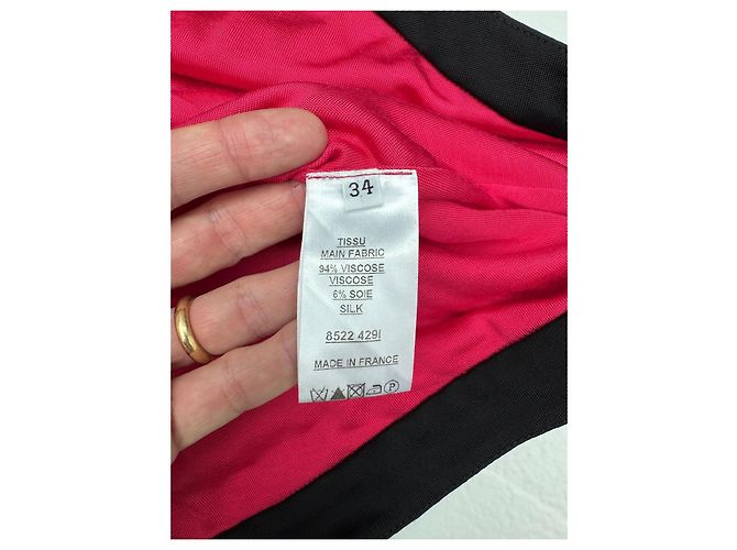 Top senza maniche Balmain nero e rosso - vista 8