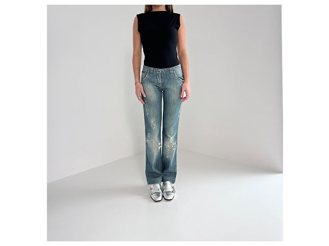 Dolce & Gabbana straight leg denim jeans blue - view 4