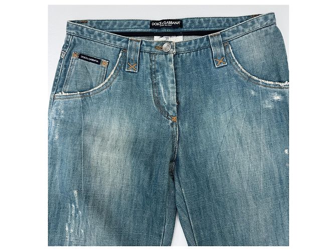 Dolce & Gabbana straight leg denim jeans blue - view 5