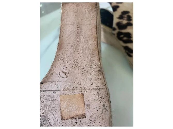 Sandali espadrille Céline stampa leopardata in pelo di pony Stampa leopardo - Ansicht 6