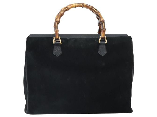 Gucci Bamboo Suede Nero - vista 2