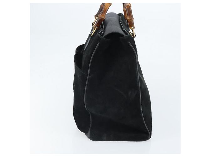 Gucci Bamboo Suede Nero - vista 3