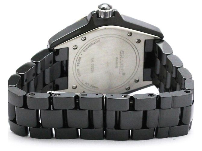 Relógio automático em cerâmica e aço com diamantes Chanel J12 H1626 - vista 5