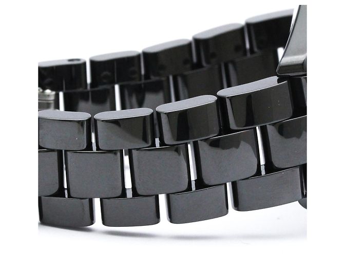 Relógio automático em cerâmica e aço com diamantes Chanel J12 H1626 - vista 7